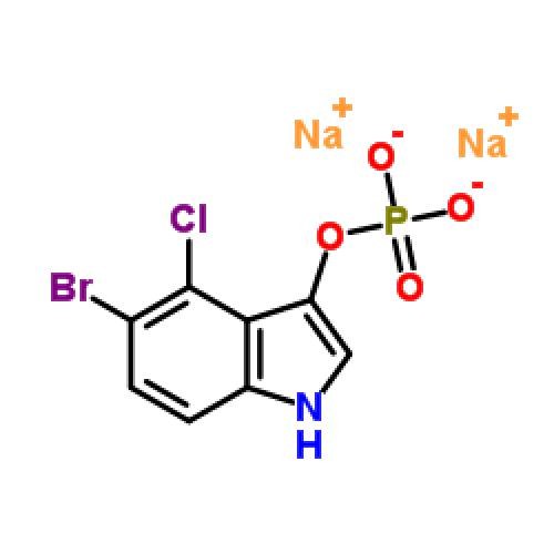 BCIP5-溴-4-氯-3-吲哚-磷酸二钠盐对甲苯胺蓝   5-Bromo-4-chloro-3-indolyl phosphate disodium salt（BCIP）  102185-33-1